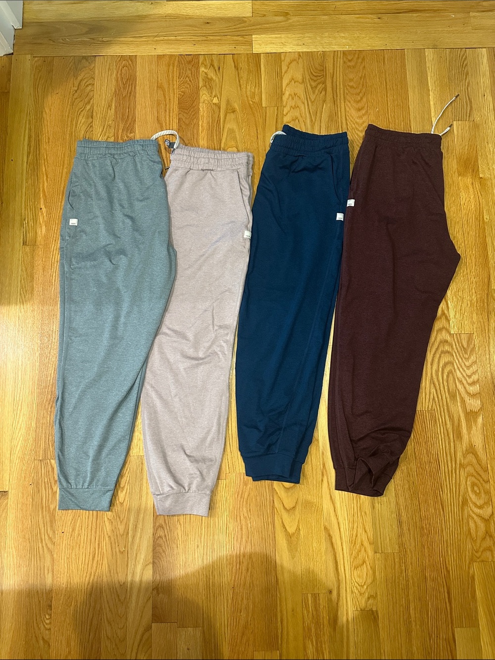 Vuori Four-Color performance Jogger Pack — Teal, Light Taupe, Navy & Maroon